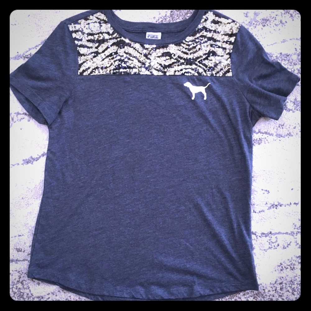 NWOT VS Pink Bling Tee